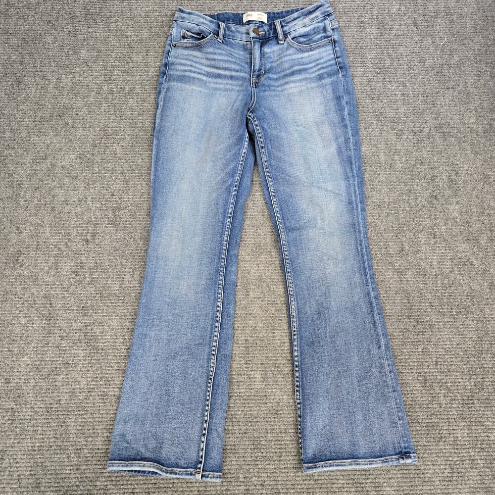BKE Gabby Bootcut Jeans Womens 27x31 Blue Curvy Fit High Rise Stretch